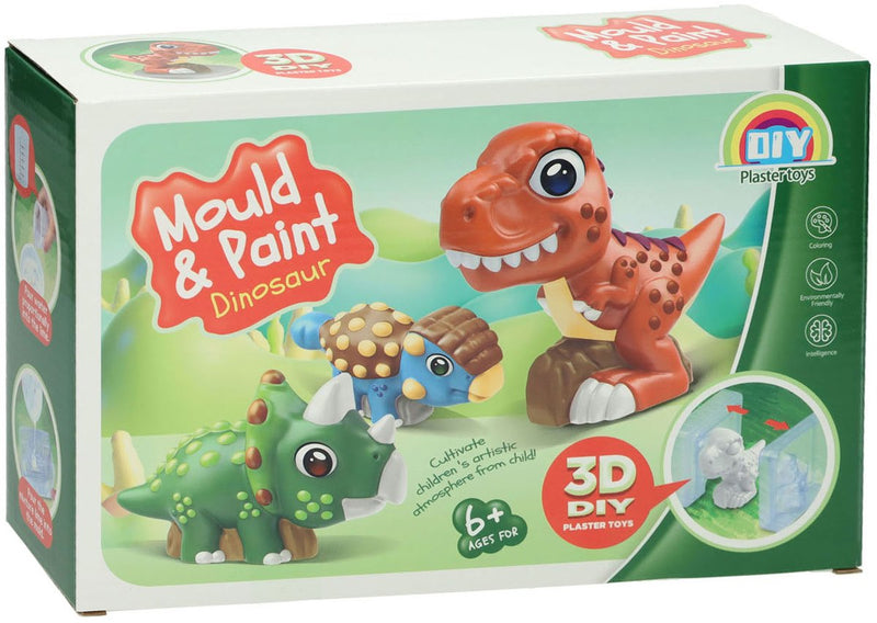Chargez l'image dans la visionneuse de la galerie, Lobbes speelgoed bv lobbes knutselset dino 3d gieten en schilderen voor kinderen.