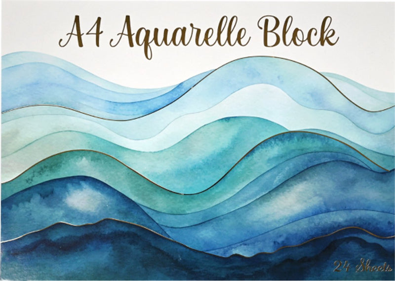 Afbeelding laden in galerijviewer, Twisk aquarelle blok a4 tekenpapier fsc papier 24 vel.