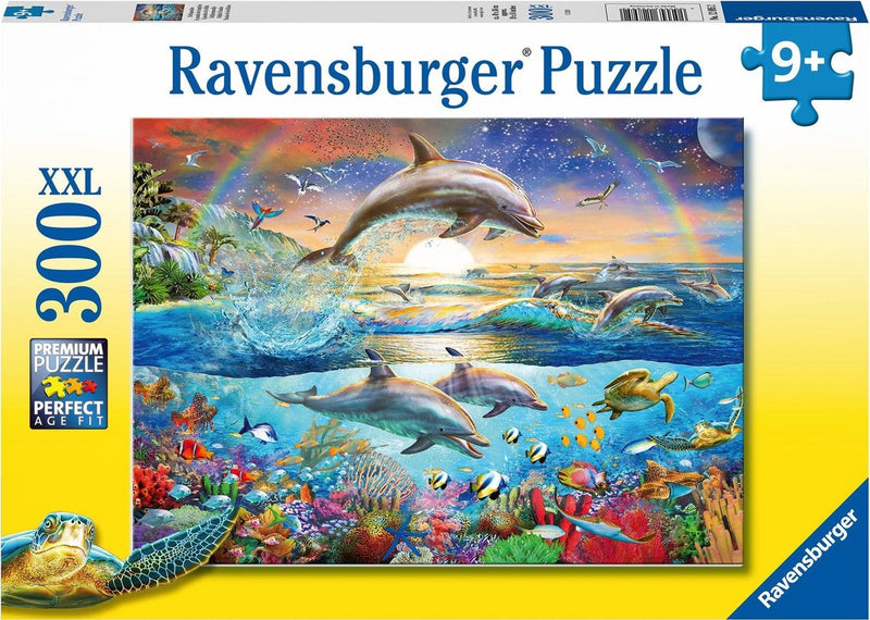 Chargez l'image dans la visionneuse de la galerie, Ravensburger puzzel dolfijnenparadijs - legpuzzel - 300 stukjes