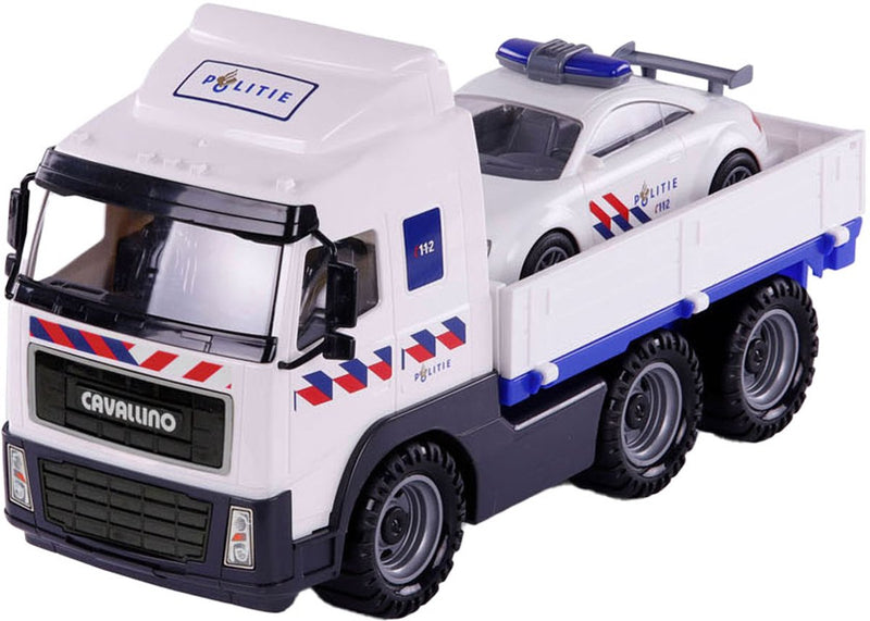 Afbeelding laden in galerijviewer, Cavallino politievrachtwagen en politieauto, schaal 1:16