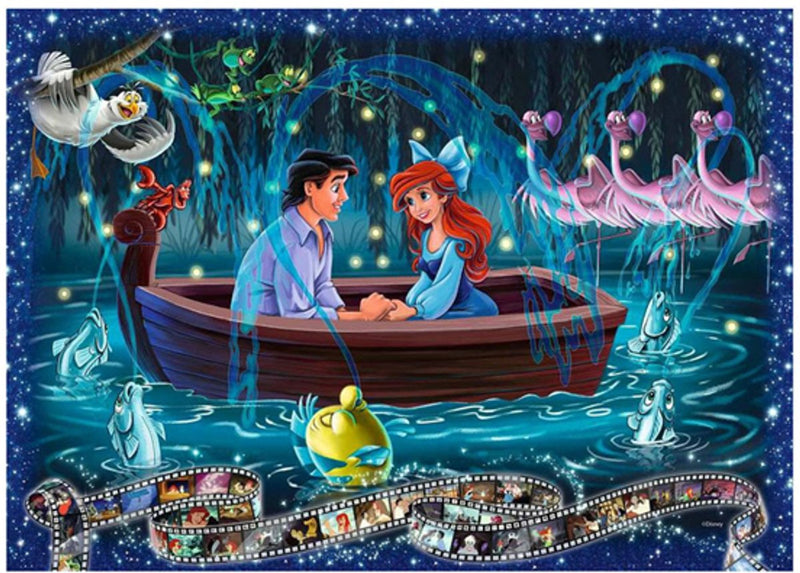 Chargez l'image dans la visionneuse de la galerie, Ravensburger legpuzzel disney de kleine zeemeermin, 1000st.