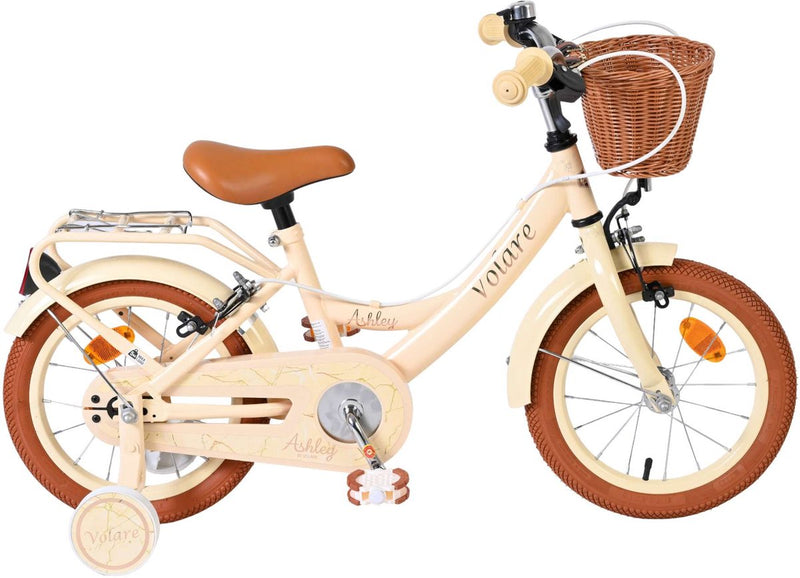 Laden Sie das Bild in Galerie -Viewer, Volare ashley kinderfiets - meisjes - 14 inch - creme - twee handremmen