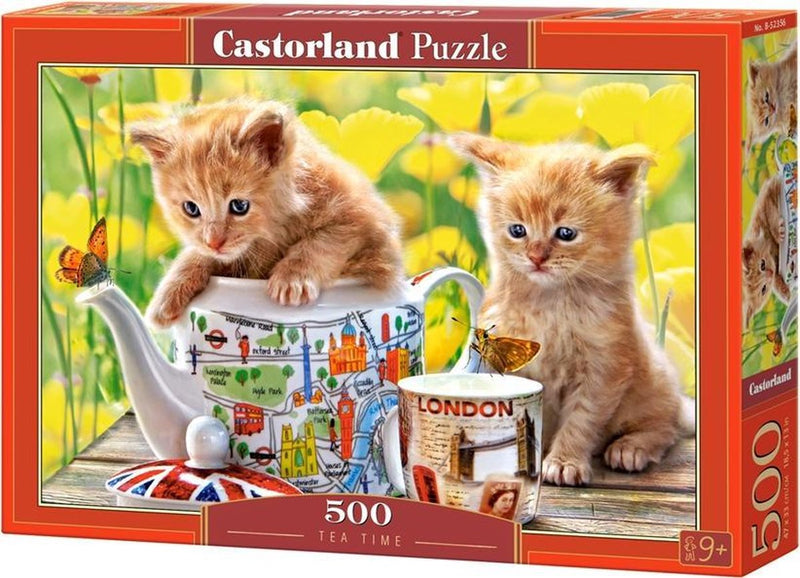 Chargez l'image dans la visionneuse de la galerie, Castorland tea time – puzzel – 500 stukjes – satijnen afwerking – perfecte pasvorm – europese kwaliteit