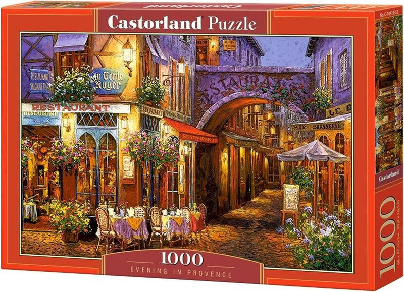 Afbeelding laden in galerijviewer, Castorland legpuzzel evening in provence, 1000st.