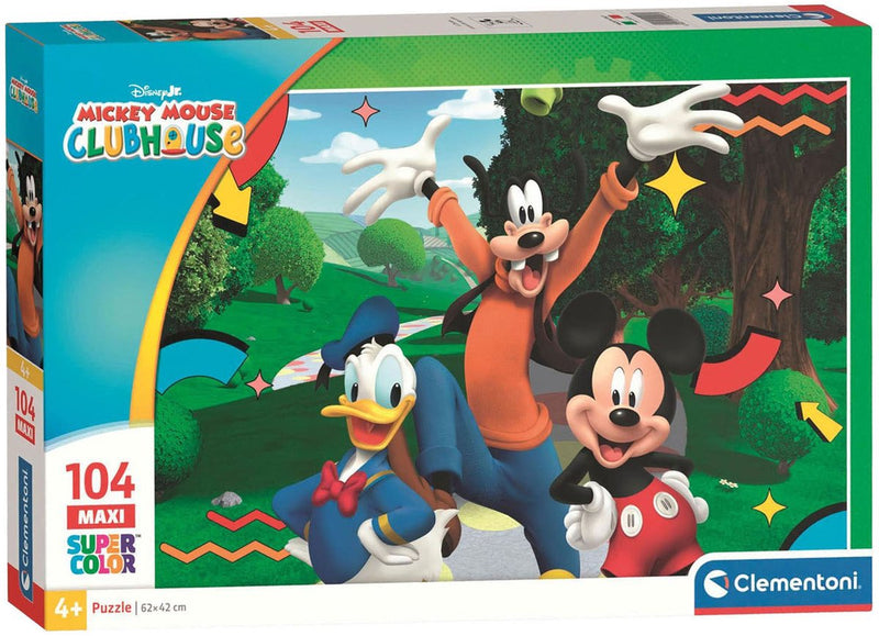 Chargez l'image dans la visionneuse de la galerie, Clementoni maxi legpuzzel mickey mouse club house - 104st.