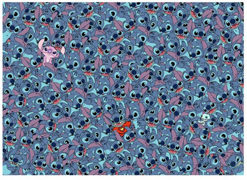 Afbeelding laden in galerijviewer, Ravensburger legpuzzel disney stitch challenge 1000 stukjes cartoon.