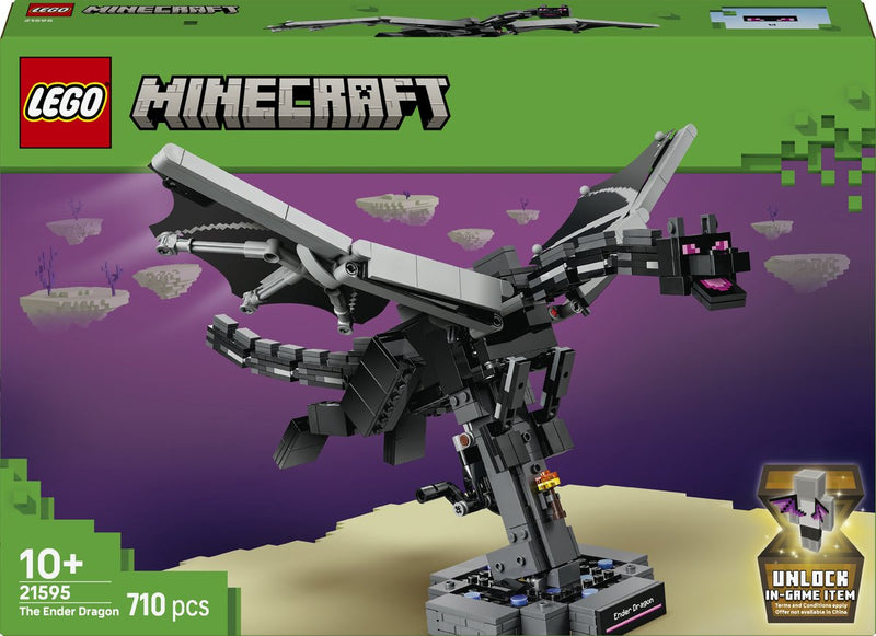 Laden Sie das Bild in Galerie -Viewer, Lego minecraft de enderdraak draak speelgoed voor kinderen en kinderkamer decoratie 21595