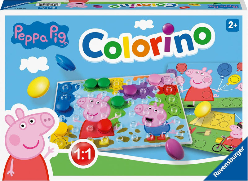 Afbeelding laden in galerijviewer, Ravensburger peppa pig colorino kinderspel