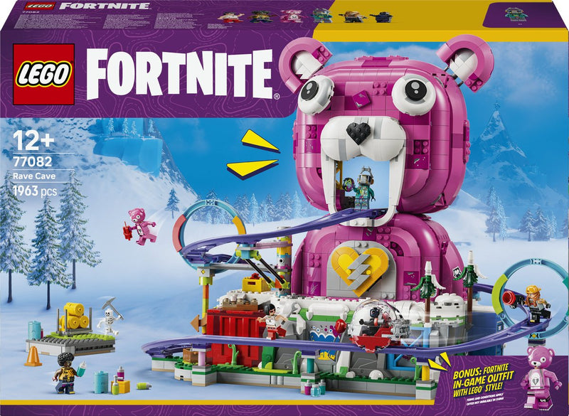 ギャラリービューアに画像をロードする, Lego fortnite rave cave bouwpakket voor kinderen en slaapkamer decoratie 77082