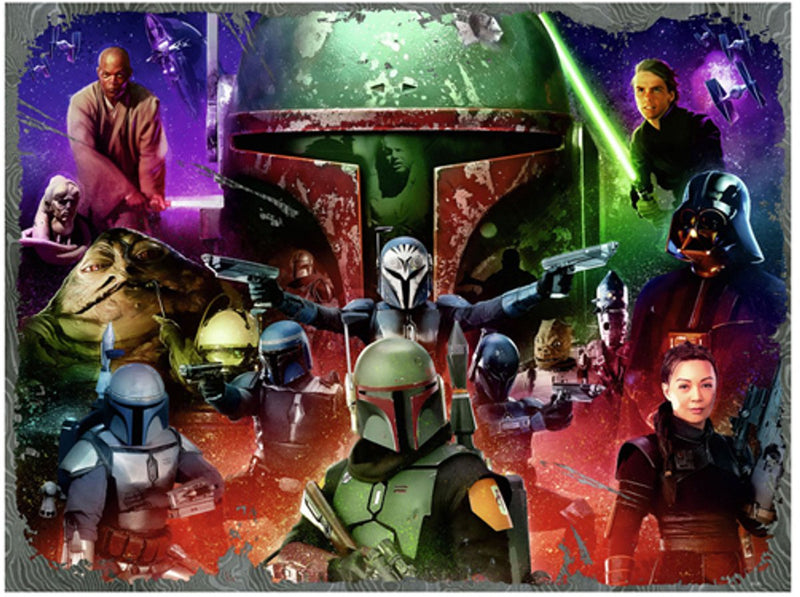Afbeelding laden in galerijviewer, Ravensburger legpuzzel star wars boba fett premiejager, 1500st.