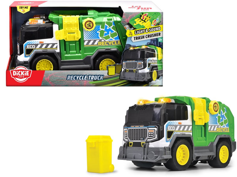 Afbeelding laden in galerijviewer, Dickie toys - vuilniskar - vrachtwagen - licht en geluid - vanaf 3 jaar