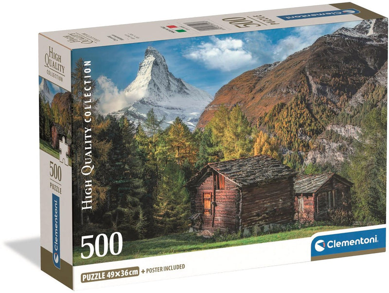Afbeelding laden in galerijviewer, Clementoni legpuzzel charming matterhorn, 500st.