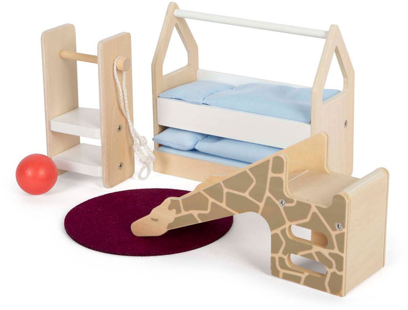 Laden Sie das Bild in Galerie -Viewer, Small foot - houten poppenhuis meubeltjes kinderkamer