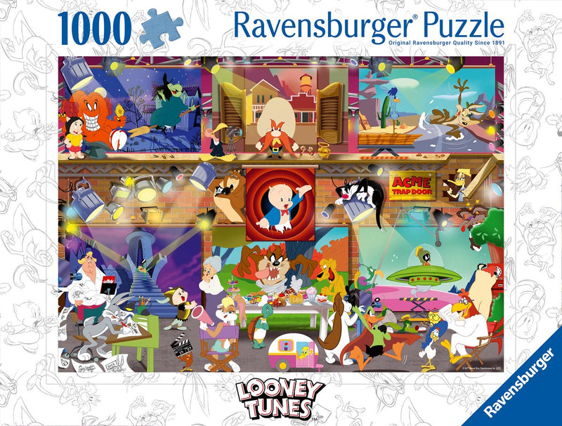 ギャラリービューアに画像をロードする, Ravensburger legpuzzel looney tunes studio - 1000st.