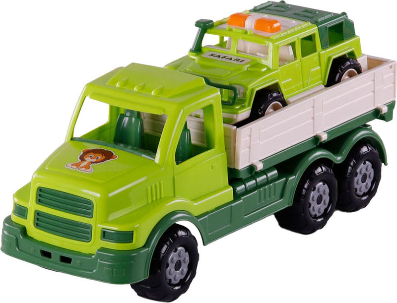 ギャラリービューアに画像をロードする, Cavallino xl torpedo vrachtwagen met survival jeep groen, 44,5cm