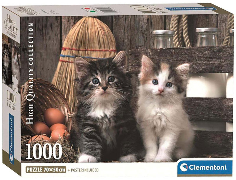 Chargez l'image dans la visionneuse de la galerie, Clementoni puzzel - schattige kittens, 1000st.