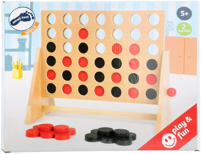 Afbeelding laden in galerijviewer, Small foot - houten spel 4 op een lijn