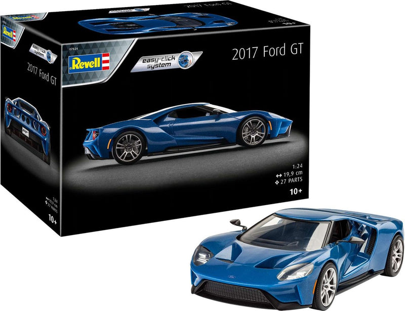 Afbeelding laden in galerijviewer, Revell modelbouwpakket auto - 07824 ford gt 2017 car - easy click plastic - 1:24 - modelbouw