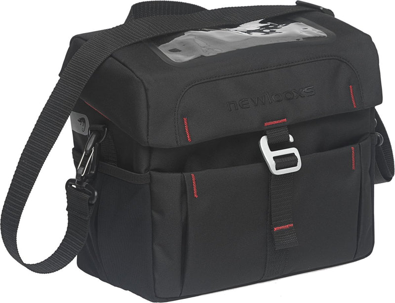 Chargez l'image dans la visionneuse de la galerie, Vigo Handlebar Bag - sportieve stuurtas, waterdicht, verstevigd, reflecterend, zwart