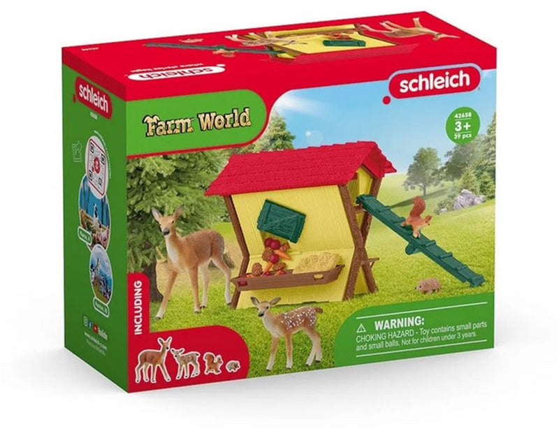 Afbeelding laden in galerijviewer, Schleich farm world de bosdieren voeren 42658