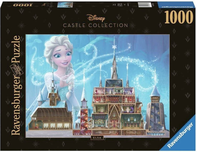 Afbeelding laden in galerijviewer, Ravensburger legpuzzel disney castles elsa, 1000st.