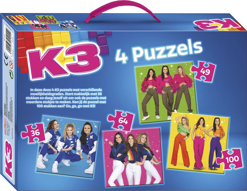 Afbeelding laden in galerijviewer, K3 4in1 puzzel - sterretjes