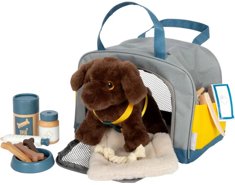 ギャラリービューアに画像をロードする, Small foot - knuffel hond met draagtas en verzorgingsset