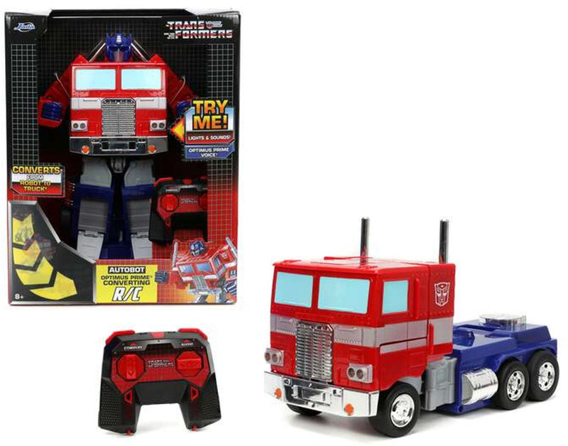 Afbeelding laden in galerijviewer, Jada toys - rc auto optimus prime converting - transformeer auto naar robot - afstandbediening