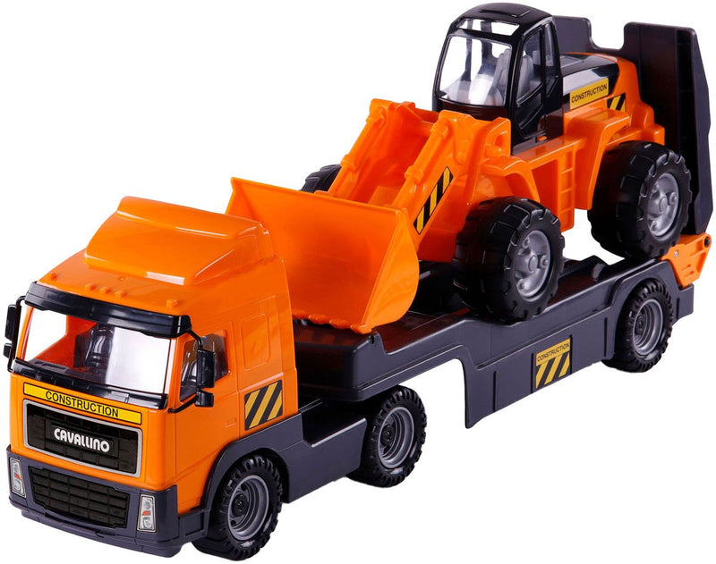 Afbeelding laden in galerijviewer, Cavallino vrachtwagen met trailer, schaal 1:16