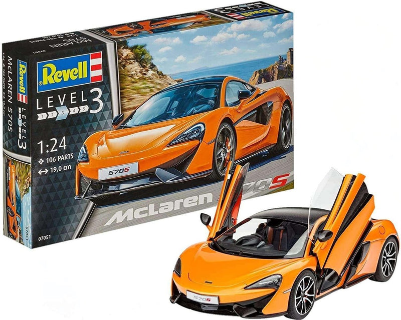 Chargez l'image dans la visionneuse de la galerie, Revell modelbouwpakket auto - 07051 mclaren 570s - britse sportauto plastic - 1:24 - modelbouw