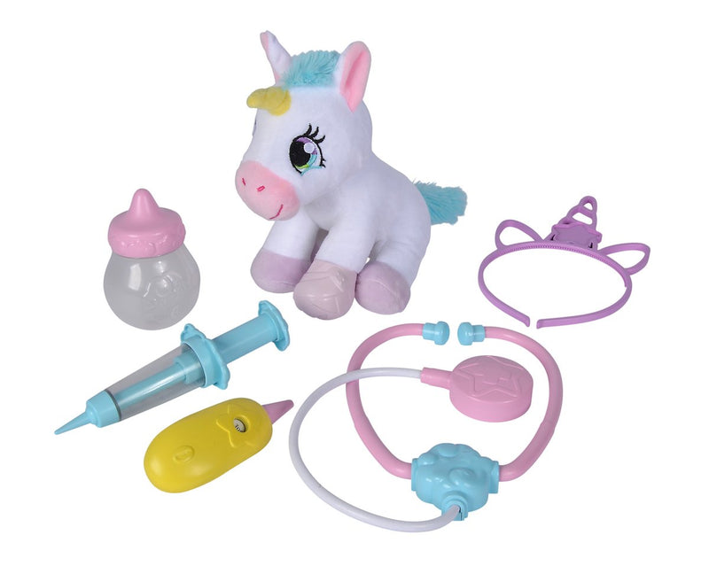 Afbeelding laden in galerijviewer, Simba - dierenarts - eenhoorn - unicorn - knuffel