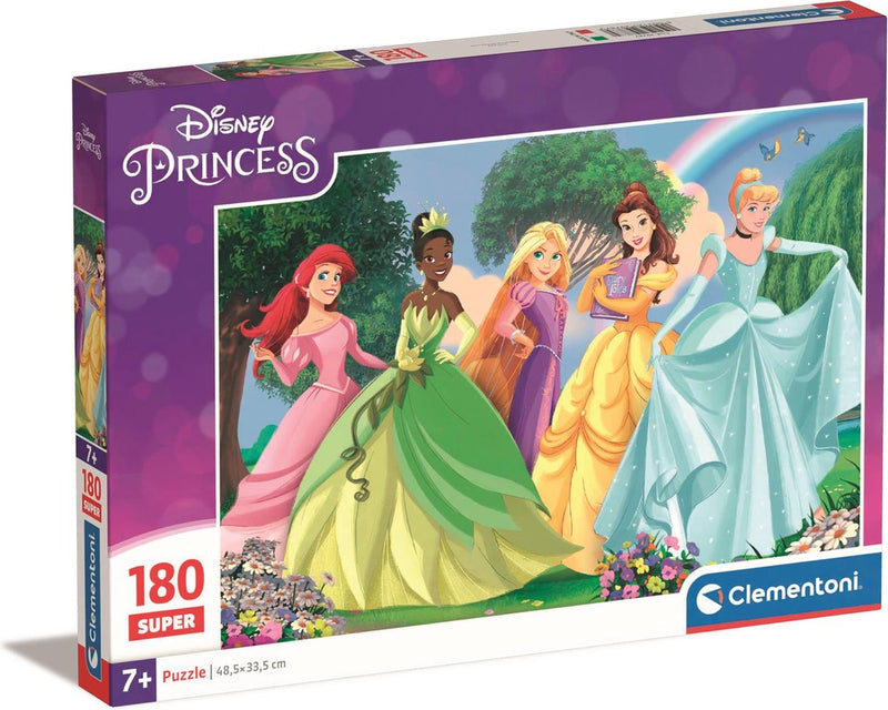 Laden Sie das Bild in Galerie -Viewer, Clementoni legpuzzel super color disney princess, 180st.