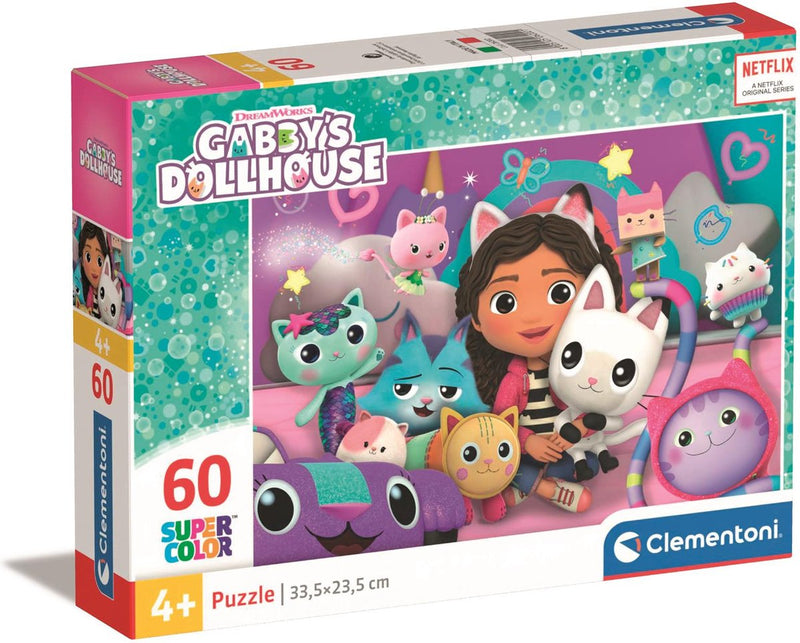 Laden Sie das Bild in Galerie -Viewer, Clementoni legpuzzel super color gabby's poppenhuis, 60st.