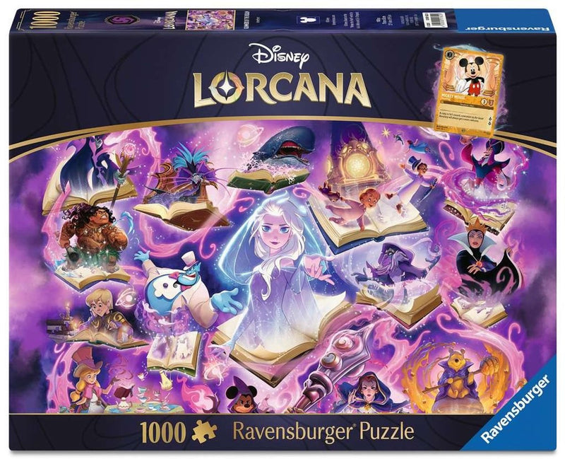 Afbeelding laden in galerijviewer, Ravensburger legpuzzel disney lorcana glimmers of the realm: amethyst - 1000st.