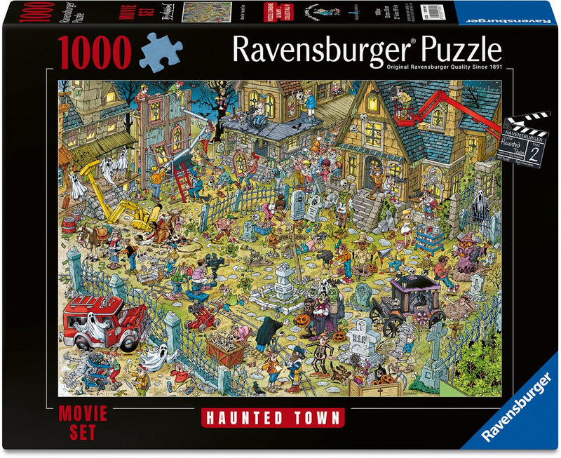 Afbeelding laden in galerijviewer, Ravensburger – movie set 2: haunted house – legpuzzel – 1000 stukjes