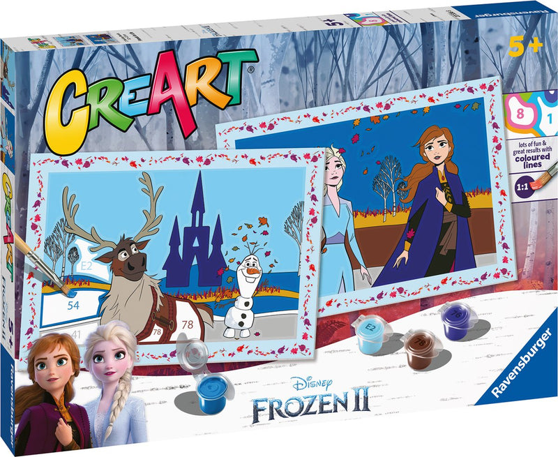 ギャラリービューアに画像をロードする, Ravensburger creart schilderen op nummer - frozen 2
