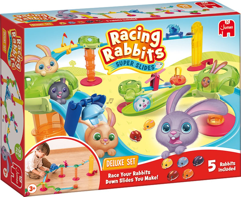 Afbeelding laden in galerijviewer, Jumbo racing rabbits deluxe set - 5 konijnen