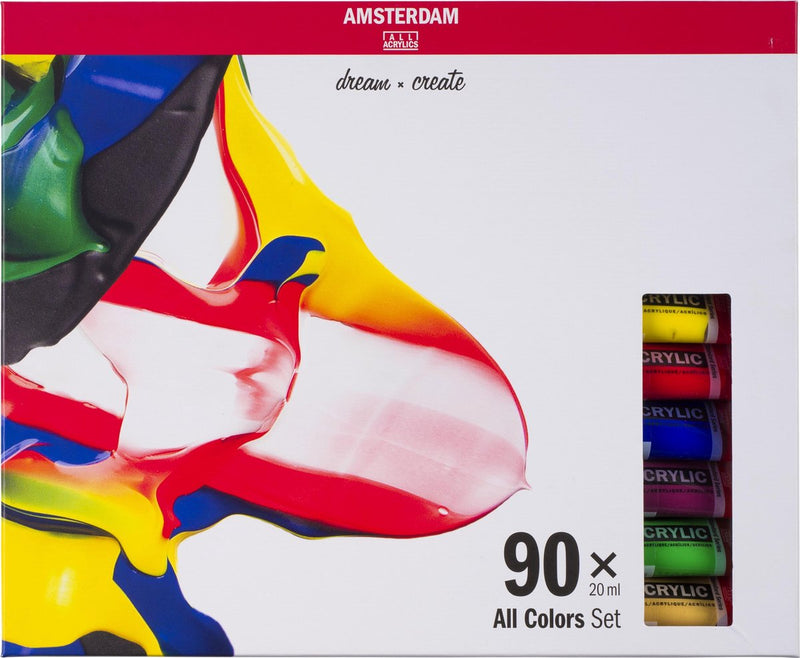 Chargez l'image dans la visionneuse de la galerie, Bruynzeel amsterdam standard series acrylverf complete collectie set 20ml, 90dlg.