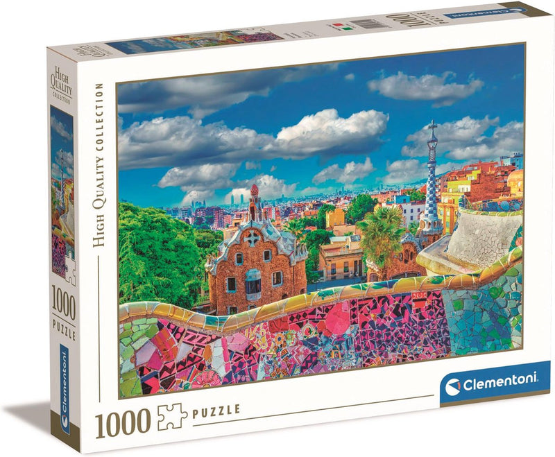 Afbeelding laden in galerijviewer, Clementoni legpuzzel park guell barcelona, 1000st.