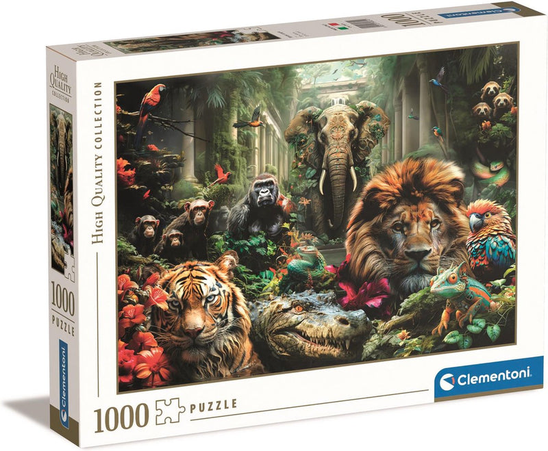 Afbeelding laden in galerijviewer, Clementoni legpuzzel mystic jungle, 1000st.