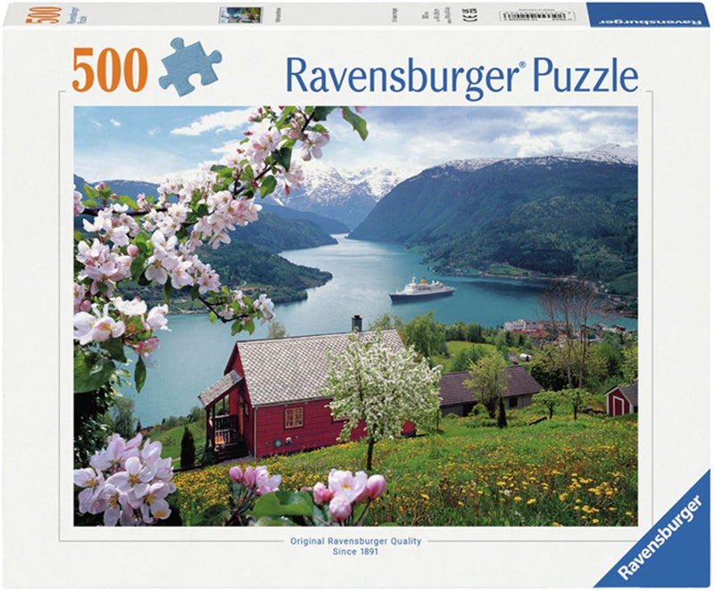 ギャラリービューアに画像をロードする, Ravensburger puzzel scandinavische idylle - legpuzzel 500 stukjes landschap.