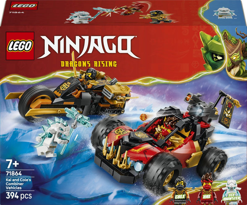 ギャラリービューアに画像をロードする, Lego ninjago 71864 kai en cole's combivoertuigen
