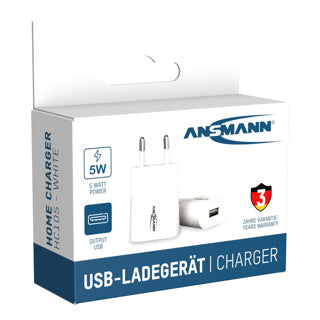 Chargez l'image dans la visionneuse de la galerie, Ansmann telefoonoplader-blokje usb-a wit | 4 stuks