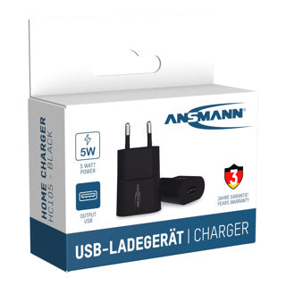 Laden Sie das Bild in Galerie -Viewer, Ansmann telefoonoplader-blokje usb-a zwart | 4 stuks