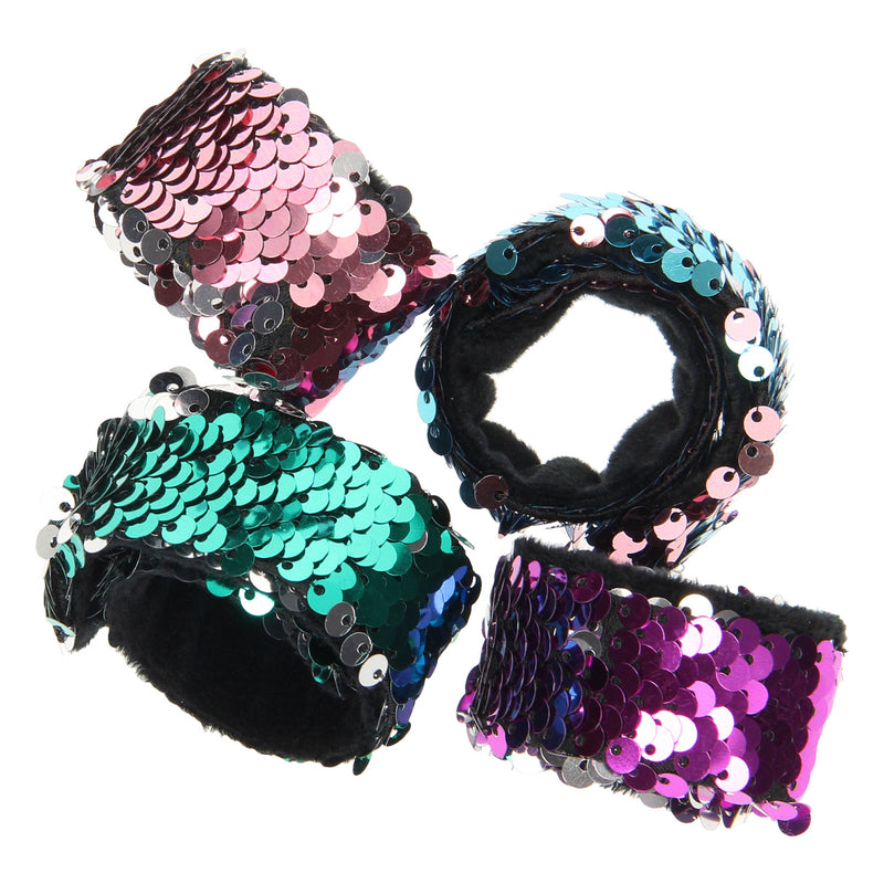 Load image into Gallery viewer, Duckiez klaparmband met pailletten