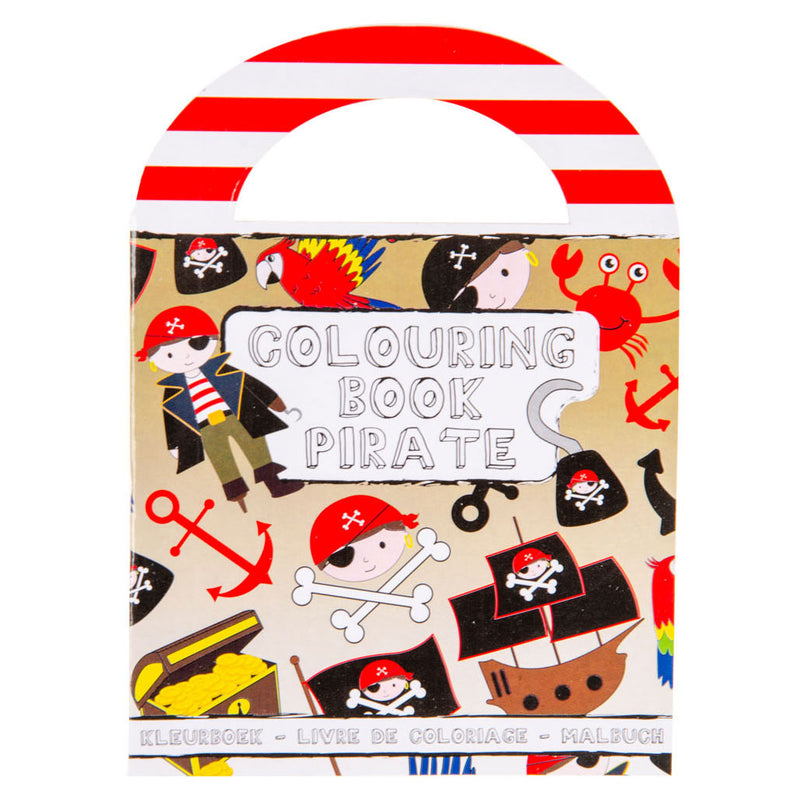 Load image into Gallery viewer, Duckiez kleurboekje met stickers piraat