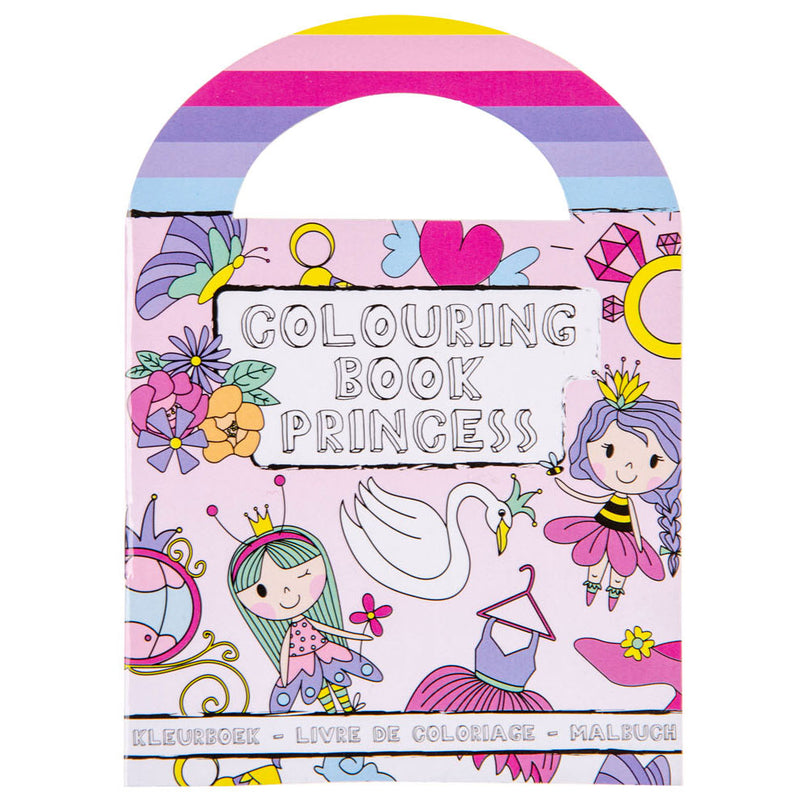 Afbeelding laden in galerijviewer, Duckiez kleurboekje met stickers prinses