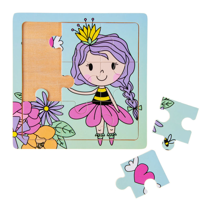 Load image into Gallery viewer, Duckiez houten puzzel (prinses, eenhoorn of zeemeermin)