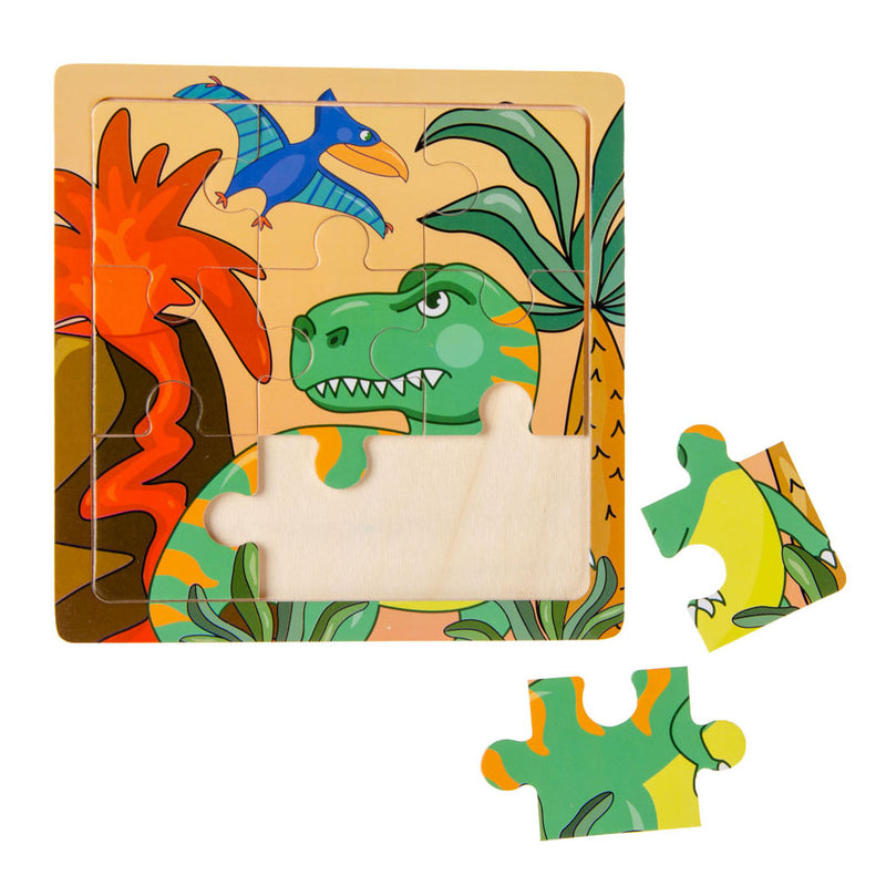 Load image into Gallery viewer, Duckiez houten puzzel (ruimte, piraat of dinosaurus)