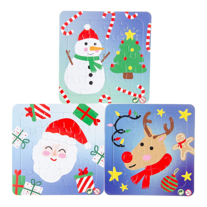 Load image into Gallery viewer, Duckiez mini puzzeltje kerst, 16st.